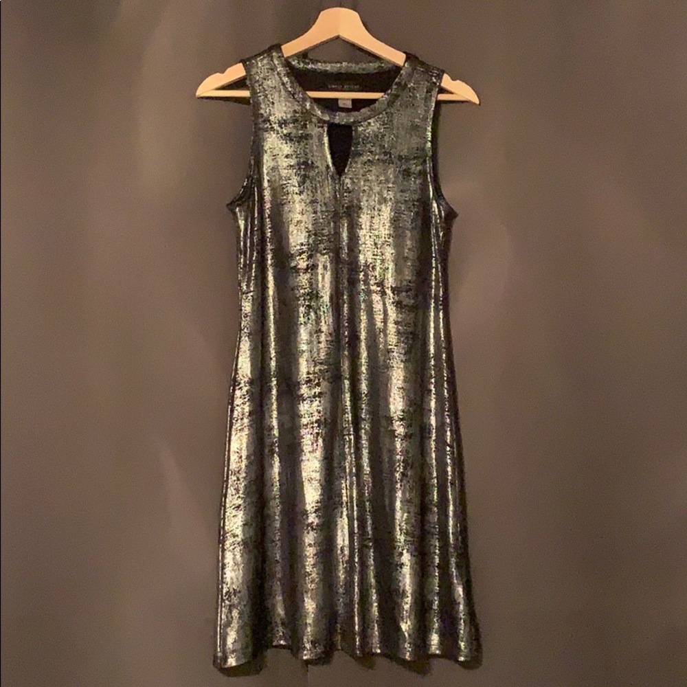 Simply styled by sears sheek metallic dress